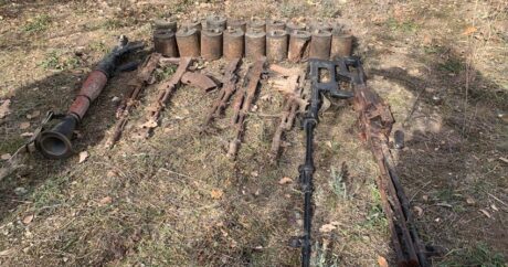 В Зангиланском районе обнаружено 18 мин, 8 боеприпасов