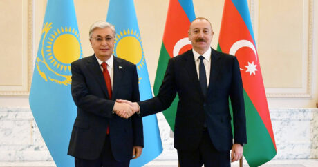 Состоялась встреча президентов Азербайджана и Казахстана