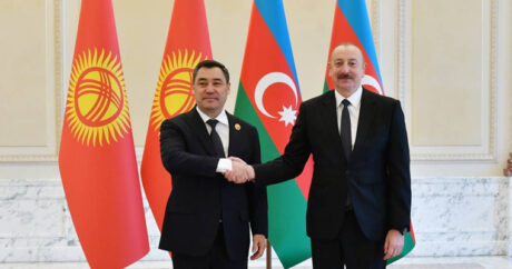 Состоялась встреча Президента Ильхама Алиева с Президентом Кыргызстана