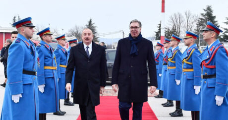 Завершился визит Ильхама Алиева в Сербию