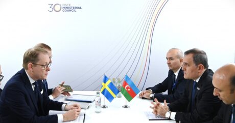 Джейхун Байрамов встретился с главой МИД Швеции