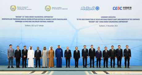 В Узбекистане состоялась церемония запуска шести «зеленых» электростанций