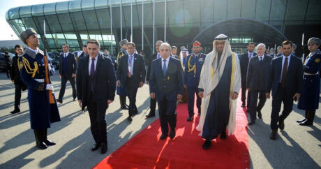 Завершился официальный визит в Азербайджан Президента Объединенных Арабских Эмиратов