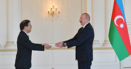 Президент Ильхам Алиев принял новоназначенного посла Японии