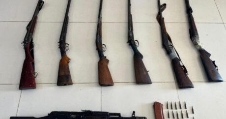 В Ханкенди и Ходжалы обнаружено большое количество оружия и боеприпасов