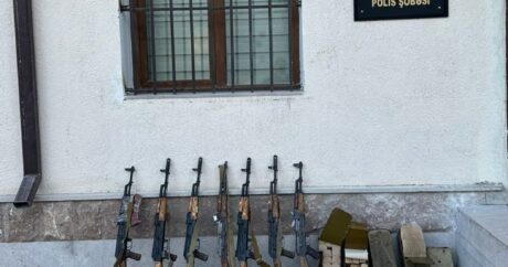 В Ходжавенде обнаружено значительное количество оружия и боеприпасов
