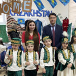 Азербайджанские школьники рассказали о культуре и традициях Казахстана