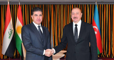 Президент Ильхама Алиев встретился в Мюнхене с главой региона Иракский Курдистан