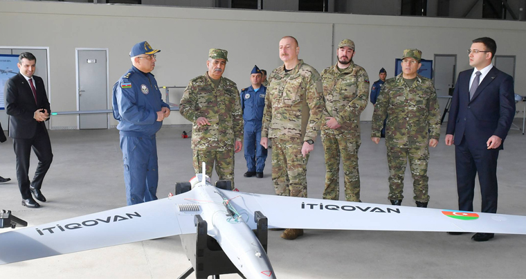 Президент Ильхам Алиев посетил военные объекты Военно-воздушных сил