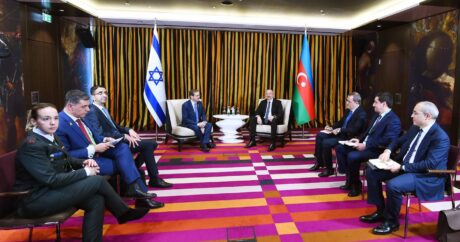 Президент Ильхам Алиев и Президент Израиля Ицхак Герцог встретились в Мюнхене