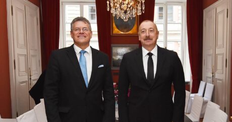 Cостоялась встреча Президента Ильхама Алиева с исполнительным вице-президентом Еврокомиссии