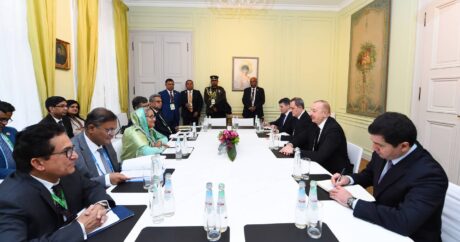 Cостоялась встреча Президента Ильхама Алиева с премьер-министром Народной Республики Бангладеш