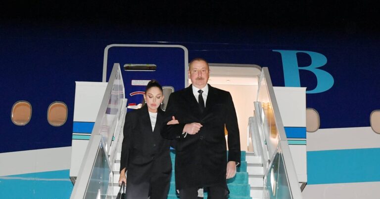 Президент Ильхам Алиев прибыл с официальным визитом в Турцию