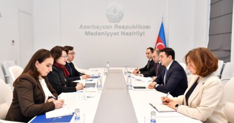 Министр культуры Азербайджана встретился с президентом Международного фонда тюркской культуры и наследия