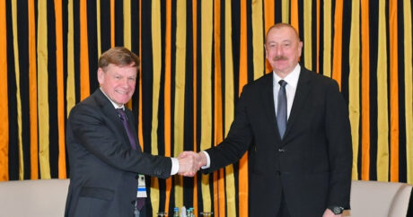 Состоялась встреча Президента Ильхама Алиева с председателем парламентской группы Германия-Южный Кавказ Бундестага