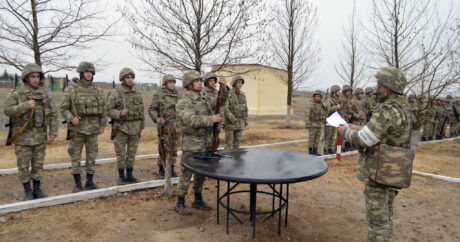 Минобороны Азербайджана: Совершенствуются практические навыки военнообязанных