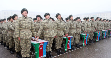 В азербайджанской армии состоялись церемонии принесения присяги