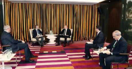 Состоялась встреча Президента Ильхама Алиева с президентом компании Indra