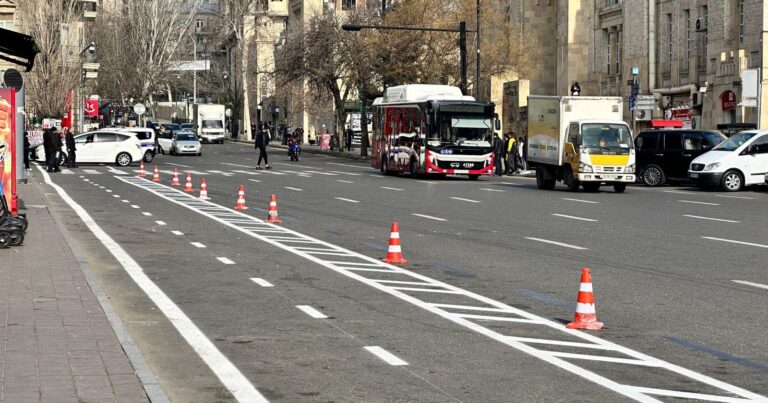 В Баку строятся новые велосипедные дорожки