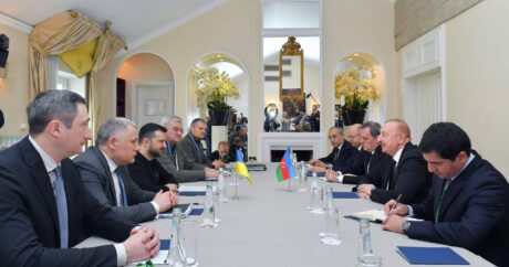 Состоялась встреча Президента Ильхама Алиева с Президентом Украины