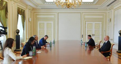 Президент Ильхам Алиев принял генерального секретаря ШОС