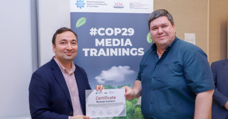 Завершился первый тренинг для журналистов, которые будут освещать COP29