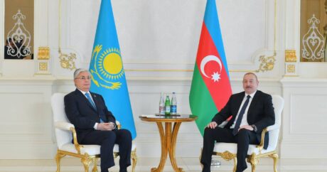 Состоялась встреча президентов Азербайджана и Казахстана в узком составе