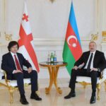 Состоялась встреча Президента Ильхама Алиева с премьер-министром Грузии Ираклием Кобахидзе