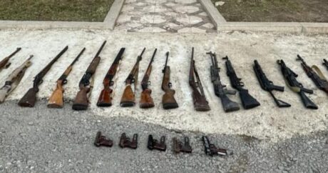 В Шуше найдены 22 единицы стрелкового оружия и один пулемет