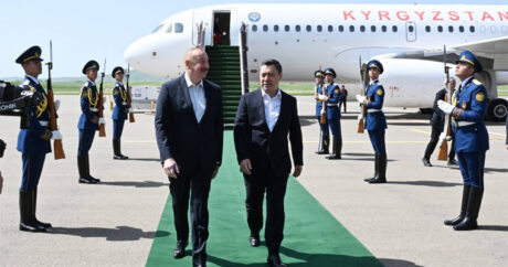 Президент Кыргызстана Садыр Жапаров прибыл в Физулинский район