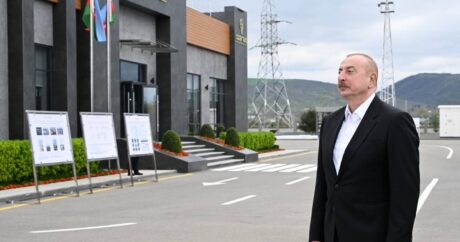 Президент Ильхам Алиев посетил Габалинский район