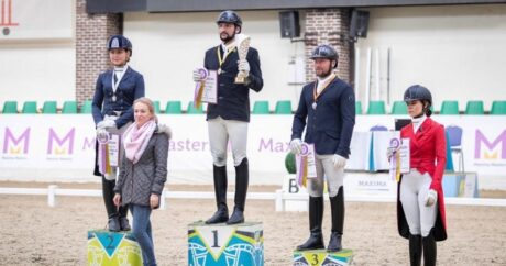 Азербайджанский спортсмен стал победителем международных соревнований по конному спорту