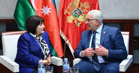 Сахиба Гафарова находится с официальным визитом в Черногории