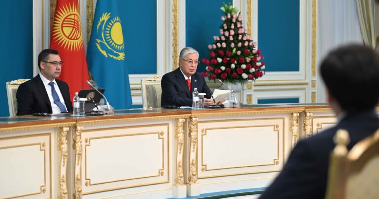 Токаев: Казахстан – один из ключевых партнеров Кыргызстана в сфере торговли и инвестиций