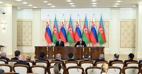 Ильхам Алиев и Роберт Фицо выступили с заявлениями для прессы