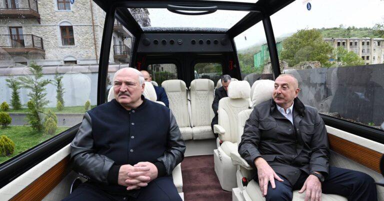 Ильхам Алиев и Александр Лукашенко посетили город Шуша