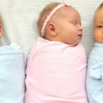 За первые три месяца этого года родилось 828 двойняшек, 39 тройняшек