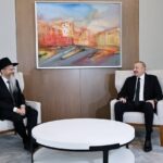 Ильхам Алиев принял главного раввина России