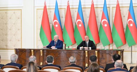 Ильхам Алиев и Александр Лукашенко выступили с заявлениями для прессы