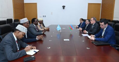 Глава МИД Азербайджана встретился с вице-премьер-министром Сомали