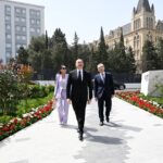 Ильхам Алиев и Мехрибан Алиева приняли участие в открытии нового здания Института ботаники