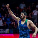 Азербайджанский борец завоевал серебро на рейтинговом турнире в Будапеште