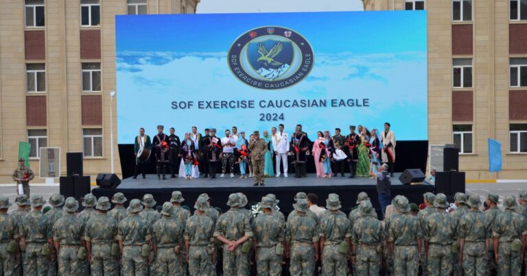 Состоялась церемония закрытия учений «Кавказский орел – 2024»