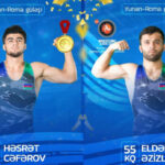 Двое азербайджанских борцов завоевали золото в рейтинговом турнире