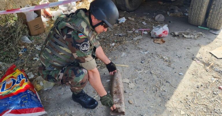 В Сумгайыте обнаружен снаряд РСЗО «Град»