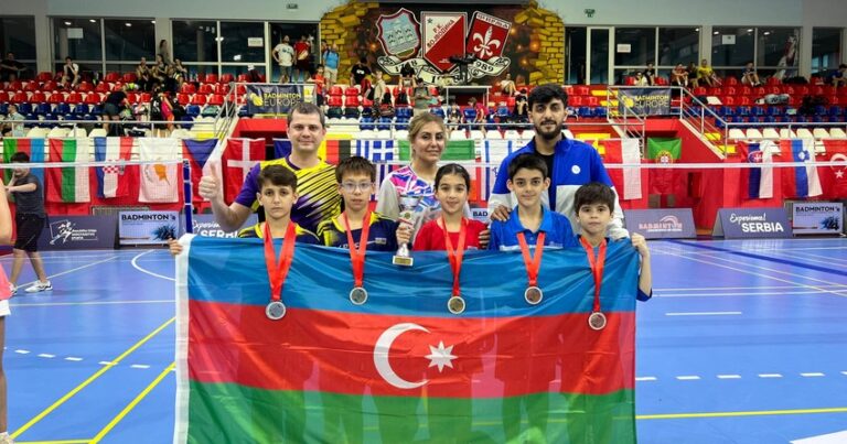 Азербайджанские бадминтонисты завоевали 4 медали на международных соревнованиях