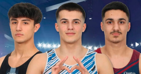 Азербайджанские гимнасты завоевали 8 медалей на турниру в Португалии