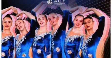 Азербайджанские гимнастки завоевали золото в Испании