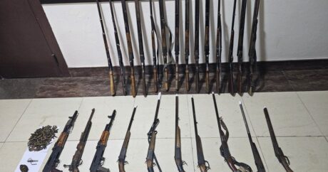 В Имишли обнаружены оружие и боеприпасы