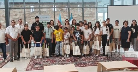 В Газахе проходит летний лагерь «Год солидарности во имя зеленого мира» для школьников